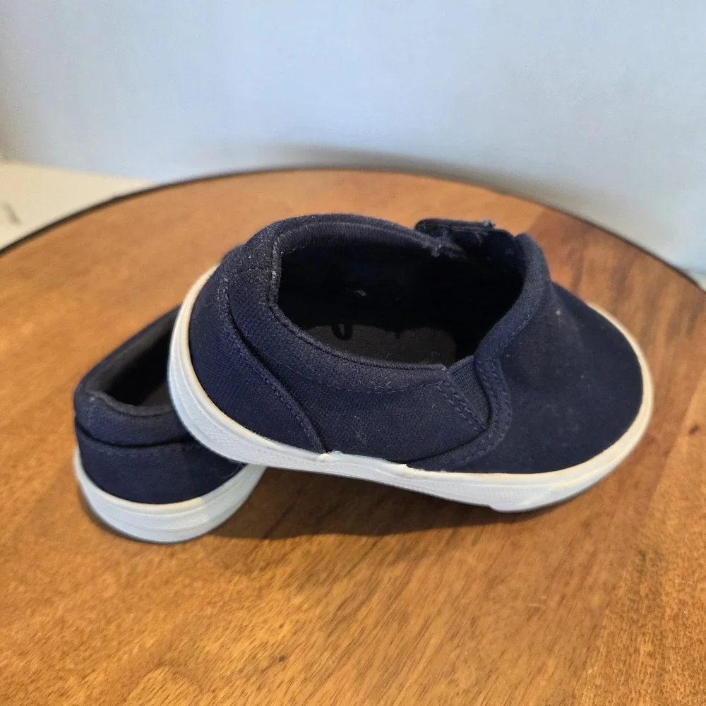 The Children's Place Boys Navy Tidal Slip On‎ Sneaker Shoes Size 6